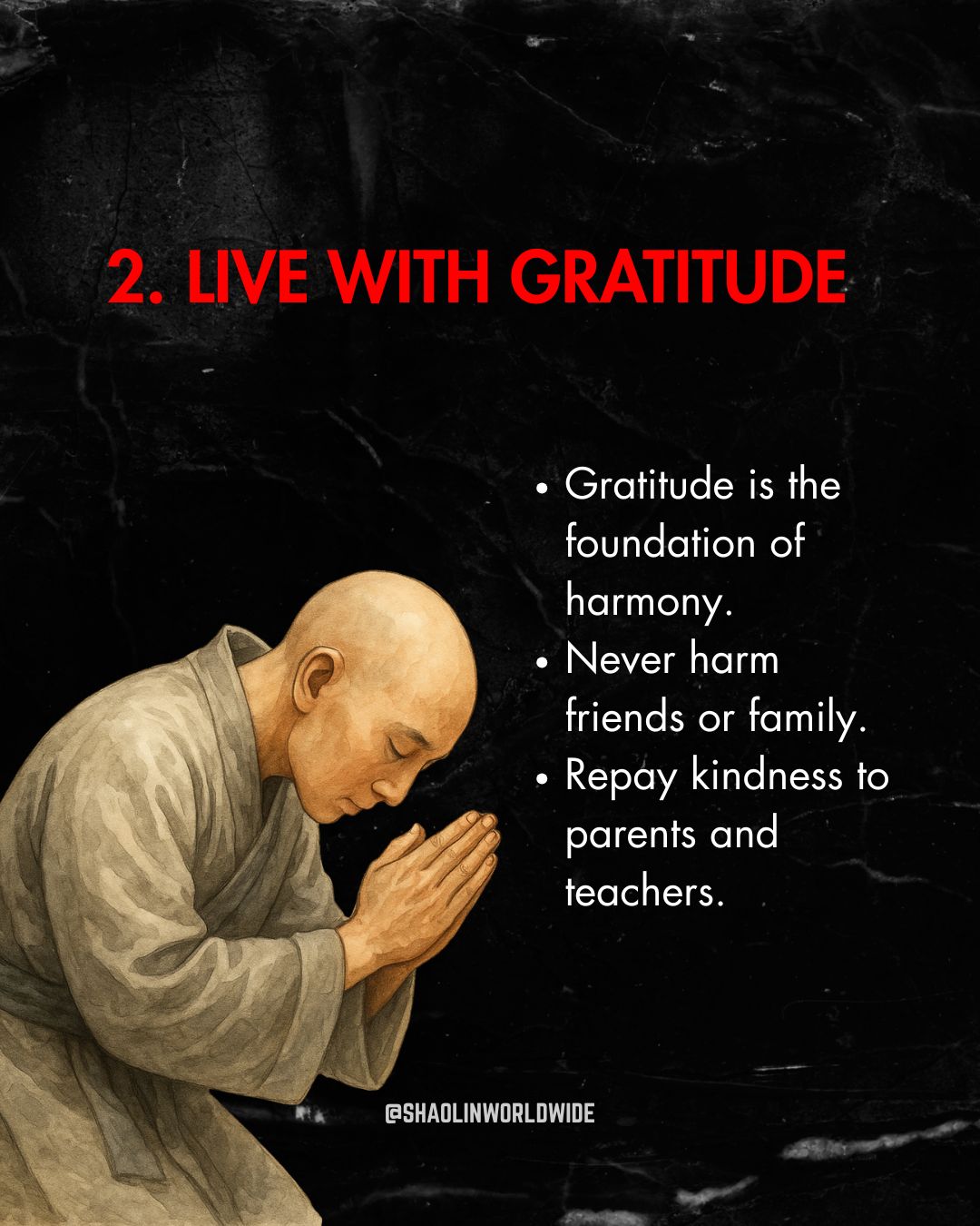 Shaolin Wisdom:  8 Principles for Life