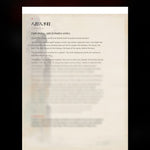 A book or booklet page titled '歴袋袋合' with English text below, centered on a black background with the text 'INSIDE THE COMPLETE EDITION' above it.