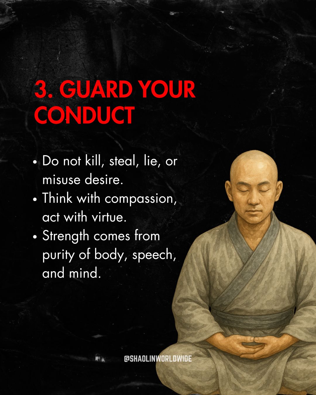 Shaolin Wisdom:  8 Principles for Life