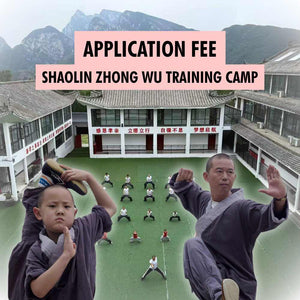 Shaolin Zhong Wu Training Camp Application Fee