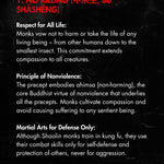 Shaolin Wisdom:  The Five Precepts (五戒)