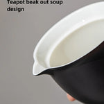 Portable Ceramic Kung Fu Tea Set with Travel Case